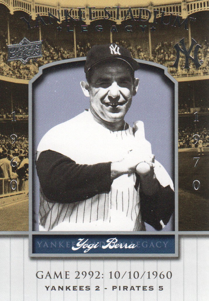 2008 Upper Deck Yankee Stadium Legacy Collection #2992 Yogi Berra