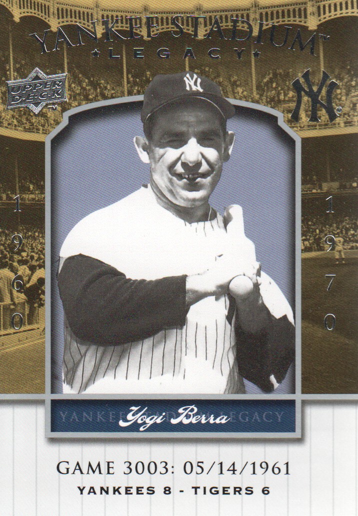 2008 Upper Deck Yankee Stadium Legacy Collection #3003 Yogi Berra