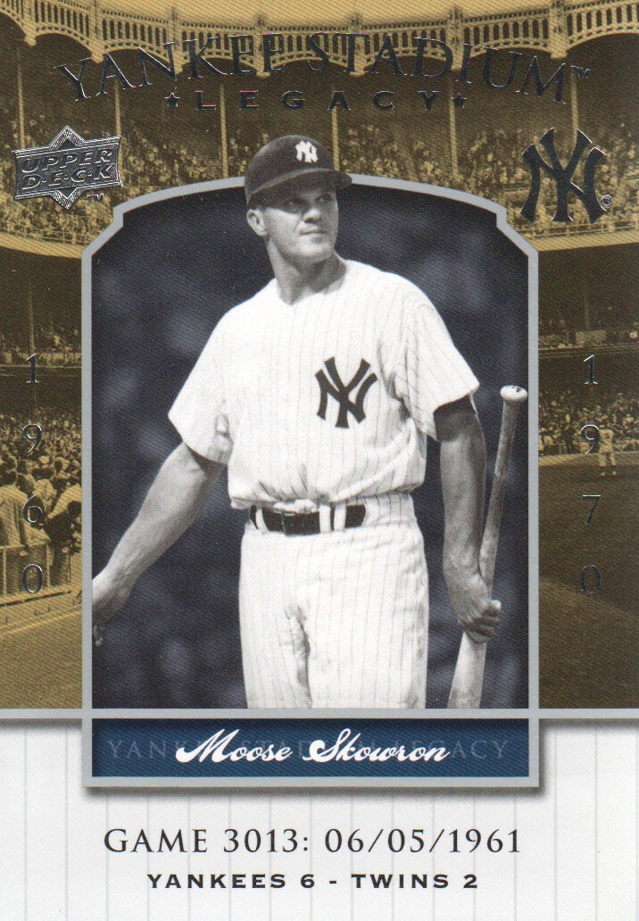 2008 Upper Deck Yankee Stadium Legacy Collection #3013 Moose Skowron