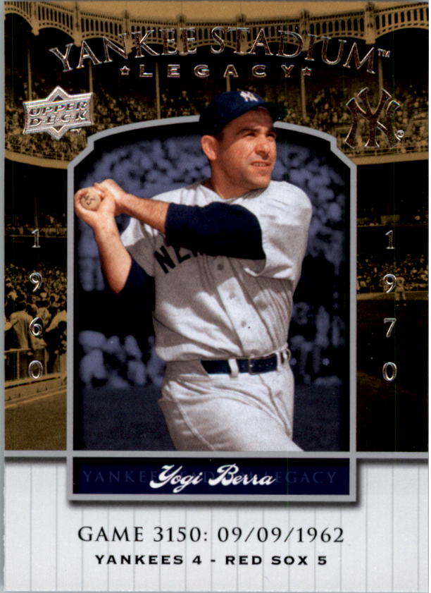 2008 Upper Deck Yankee Stadium Legacy Collection #3150 Yogi Berra