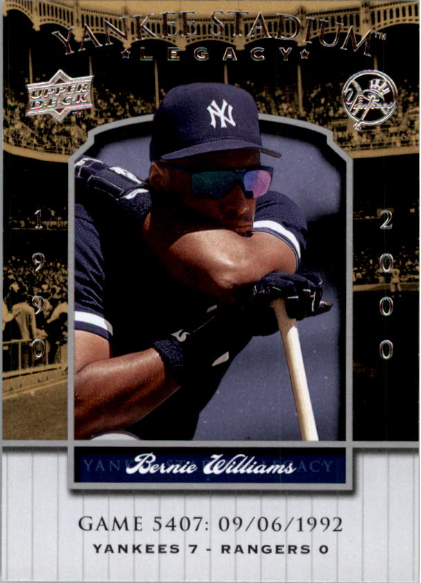 2008 Upper Deck Yankee Stadium Legacy Collection #5407 Bernie Williams