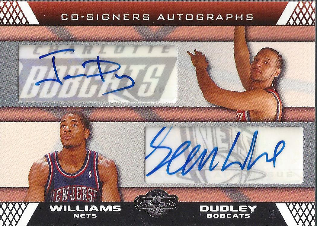 2007-08 Topps Co-Signers Dual Autographs #CS46 Sean Williams C/Jared Dudley
