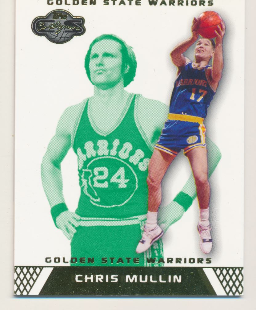 2007-08 Topps Co-Signers Gold Green #43A Chris Mullin/Rick Barry