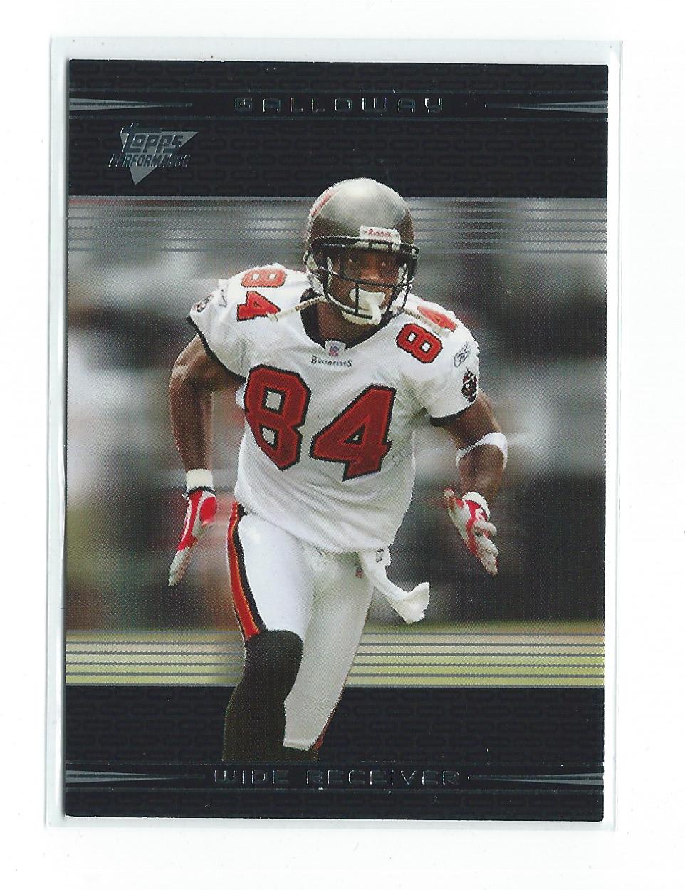 2007 Topps Performance Silver #80 Joey Galloway