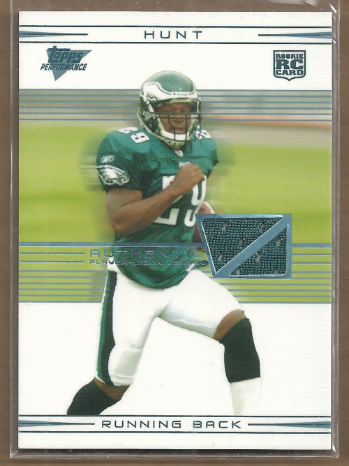 2007 Topps Performance Rookie Relics #113 Tony Hunt