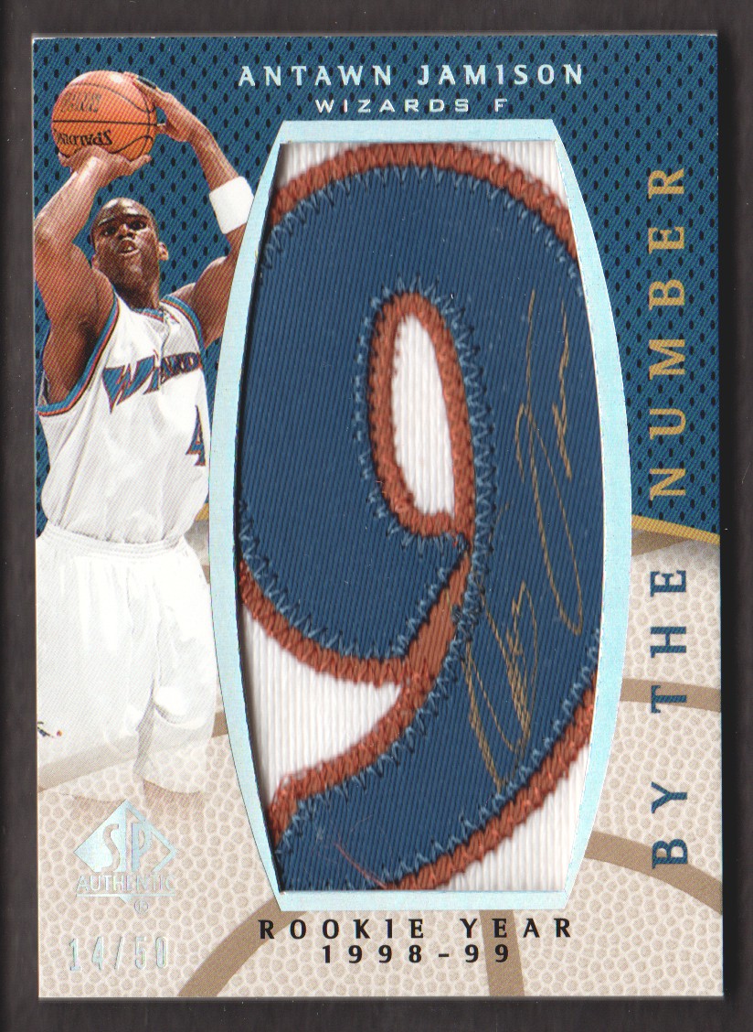 2007-08 SP Authentic By The Number Rookie Year #BNJA Antawn Jamison