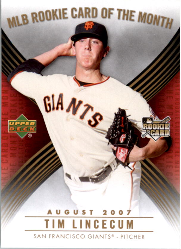 2007 Upper Deck MLB Rookie Card of the Month #ROM5 Tim Lincecum