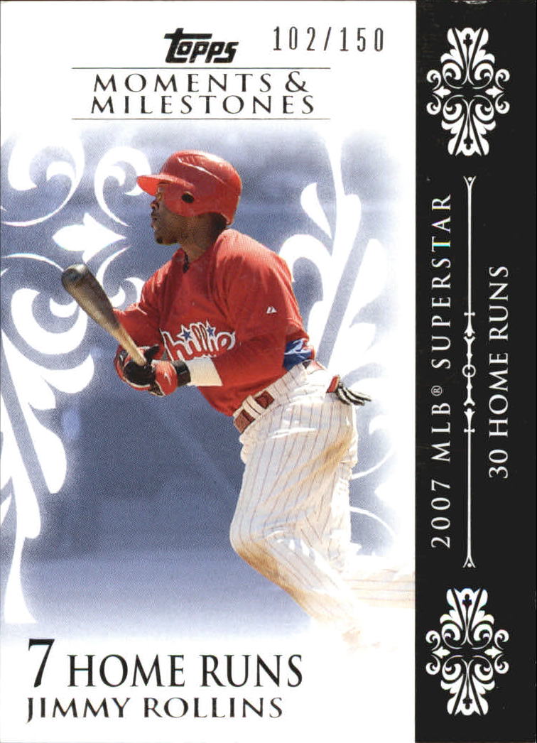 2008 Topps Moments and Milestones #25-7 Jimmy Rollins