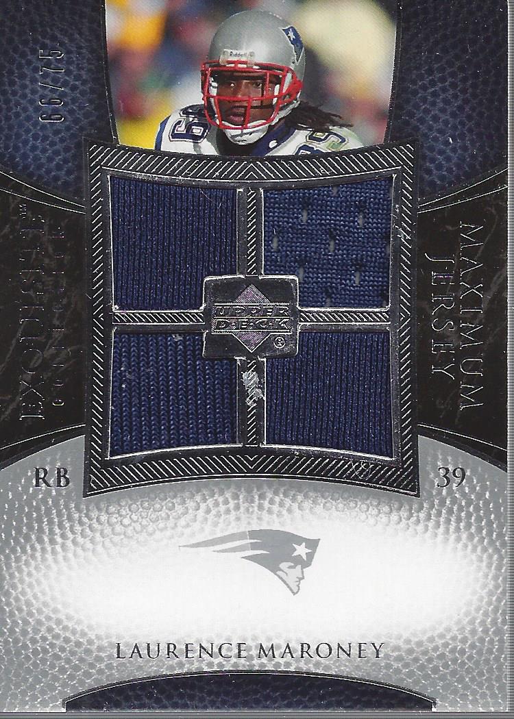 2007 Exquisite Collection Maximum Jersey Silver #LM Laurence Maroney