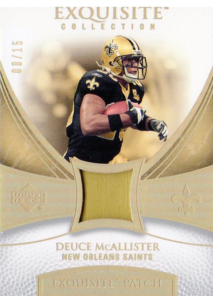 2007 Exquisite Collection Patch Spectrum #DE Deuce McAllister