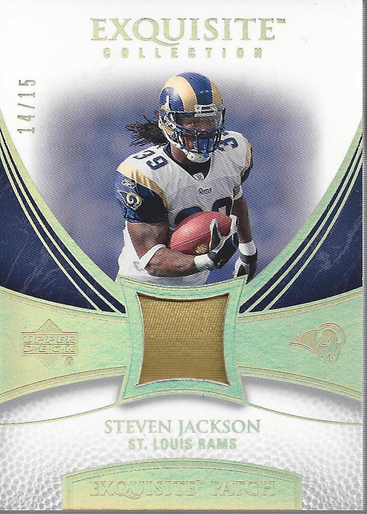 2007 Exquisite Collection Patch Spectrum #JA Steven Jackson