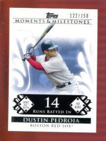 2008 Topps Moments and Milestones #55-14 Dustin Pedroia