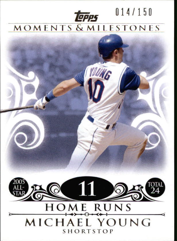 2008 Topps Moments and Milestones #83-11 Michael Young