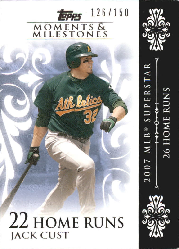 2008 Topps Moments and Milestones #89-22 Jack Cust