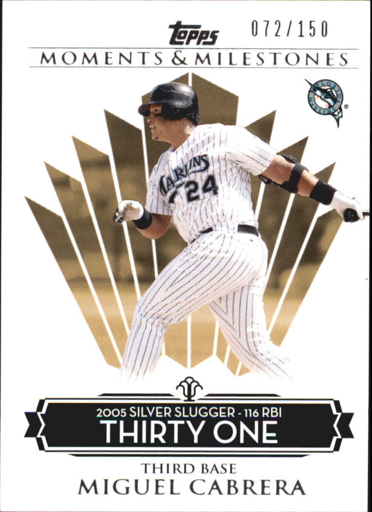 2008 Topps Moments and Milestones #138-31 Miguel Cabrera