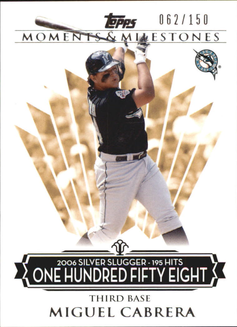 2008 Topps Moments and Milestones #139-158 Miguel Cabrera