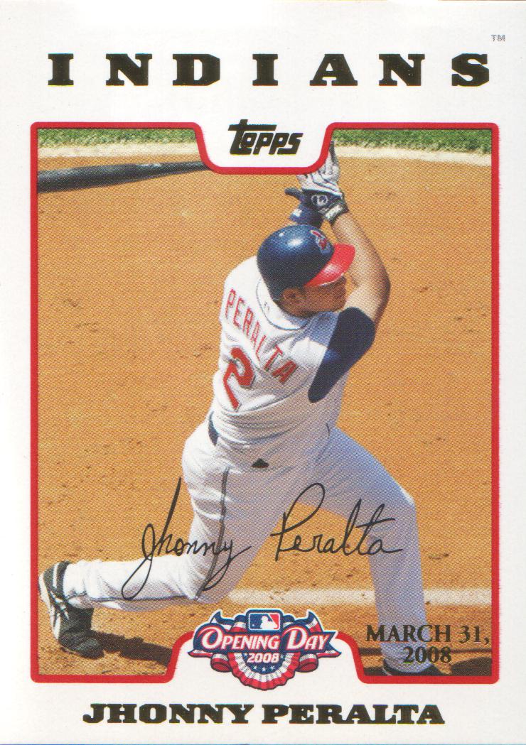 2008 Topps Opening Day Gold #177 Jhonny Peralta