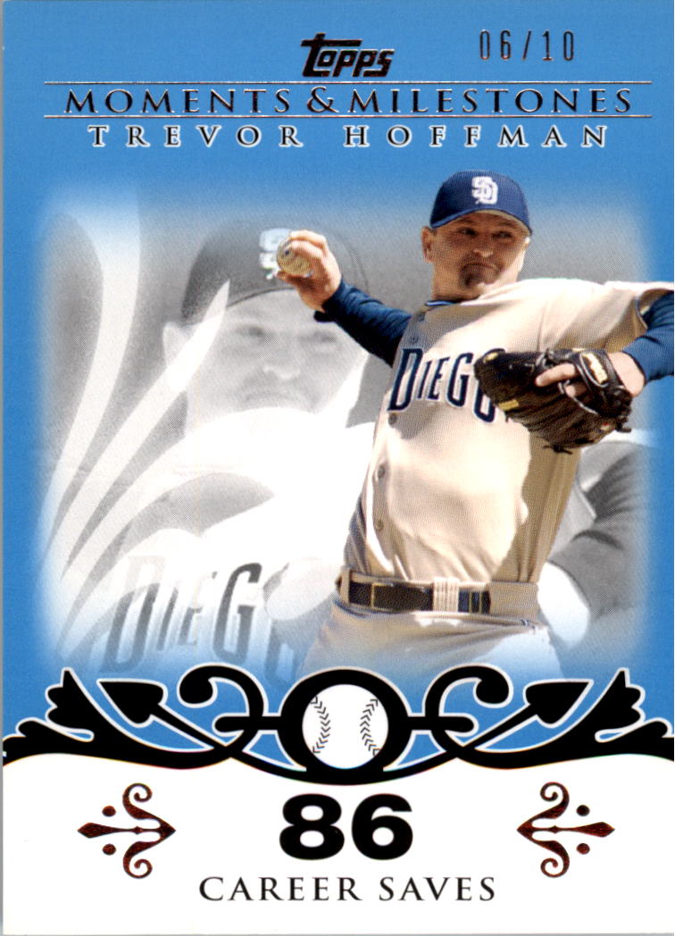 2008 Topps Moments and Milestones Blue #32-86 Trevor Hoffman