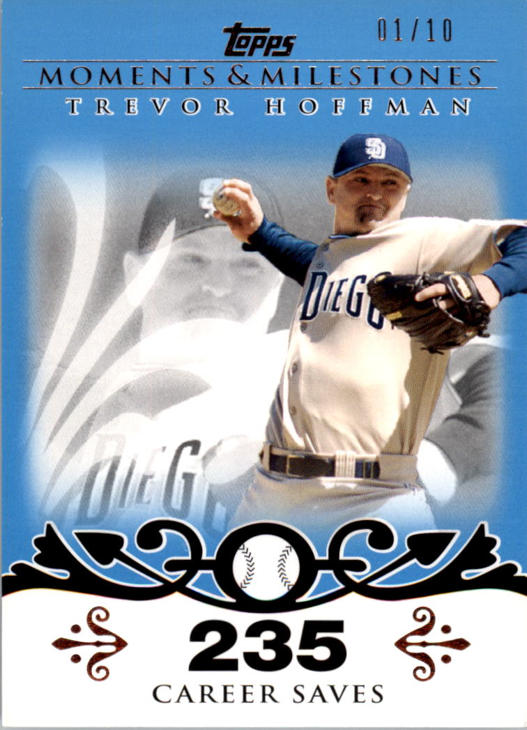 2008 Topps Moments and Milestones Blue #32-235 Trevor Hoffman