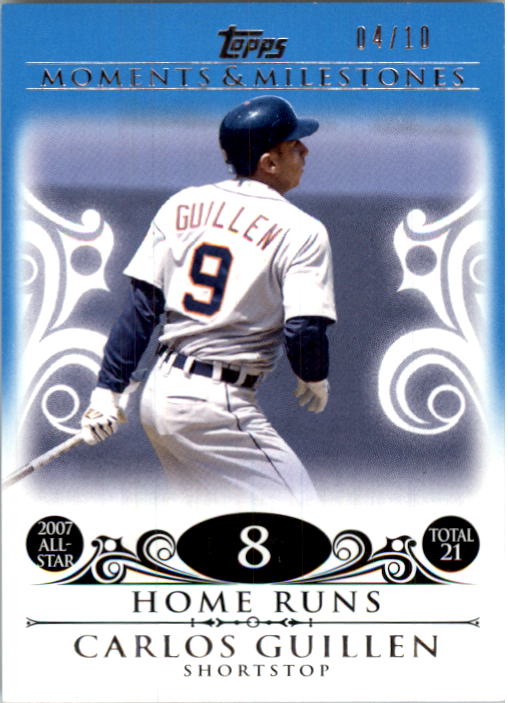 2008 Topps Moments and Milestones Blue #50-8 Carlos Guillen