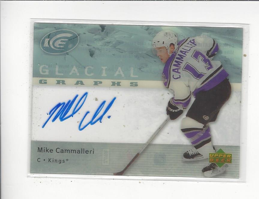 2007-08 Upper Deck Ice Glacial Graphs #GGCA Mike Cammalleri
