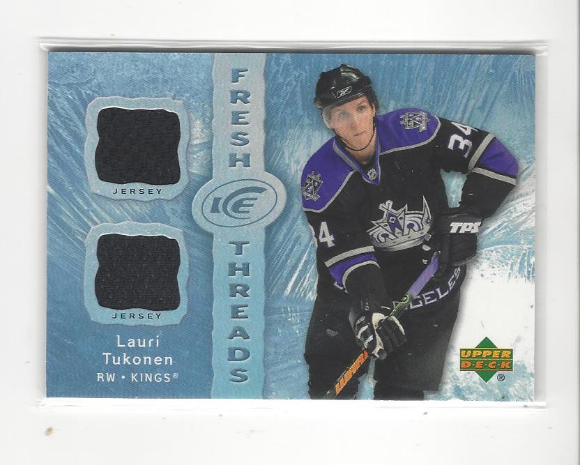 2007-08 Upper Deck Ice Fresh Threads #FTLT Lauri Tukonen