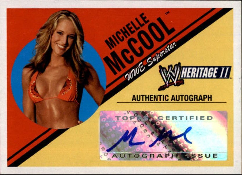 2006 Topps Heritage II WWE Autographs #NNO Michelle McCool