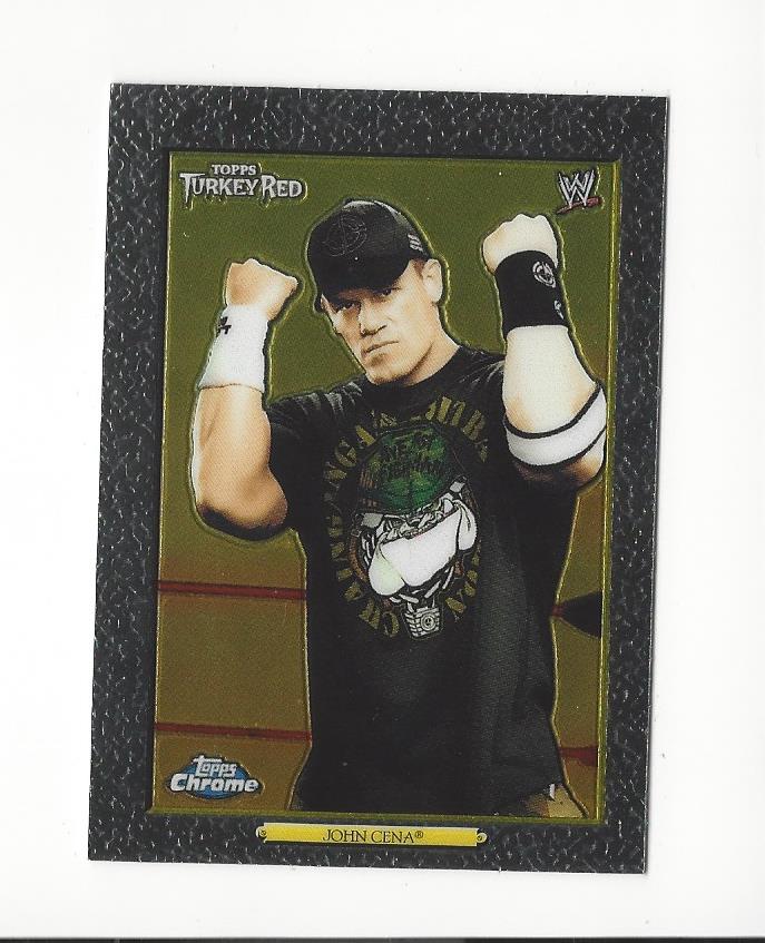 2007 Topps Heritage II Chrome WWE #93 John Cena TR