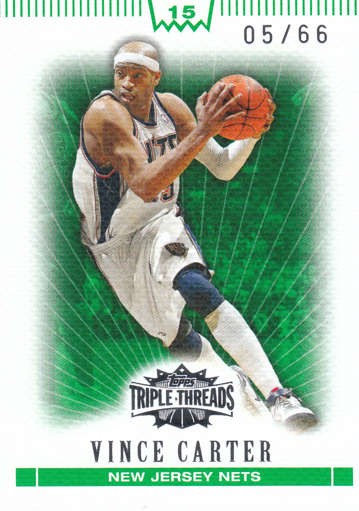 2007-08 Topps Triple Threads Emerald #35 Vince Carter