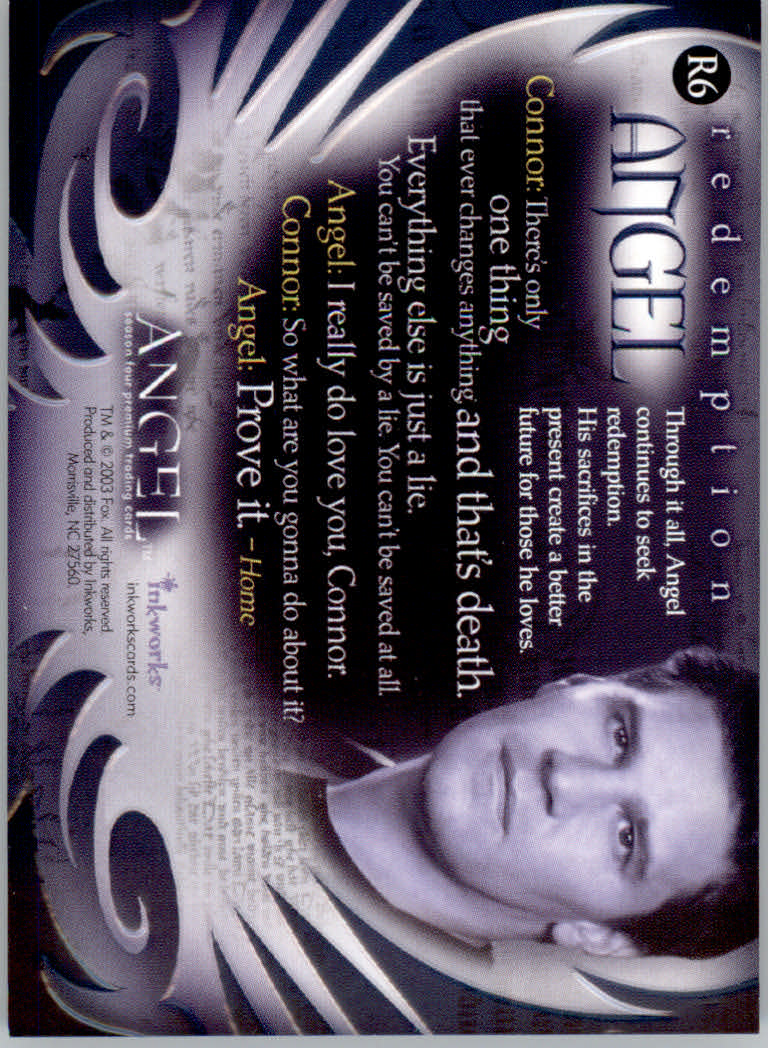 "Tarjetas ""Insertar y promocionar"" de Angel de la cuarta temporada (2003 Inkworks) - Imagen 5 de 5