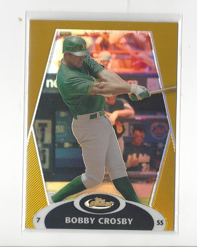 2008 Finest Refractors Gold #86 Bobby Crosby