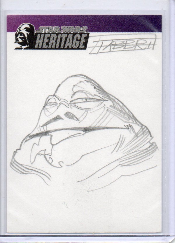 2004 Topps Heritage Star Wars Sketches #NNO Davide Fabbri