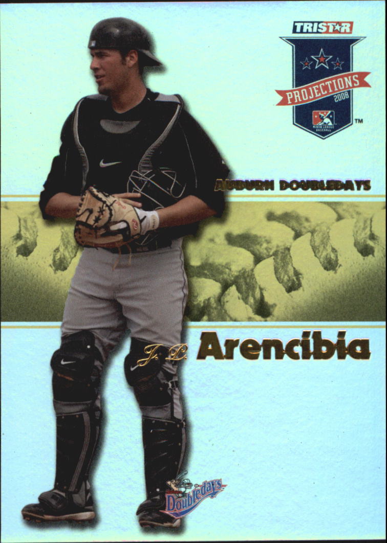 2008 TRISTAR PROjections Reflectives Yellow #148 J.P. Arencibia