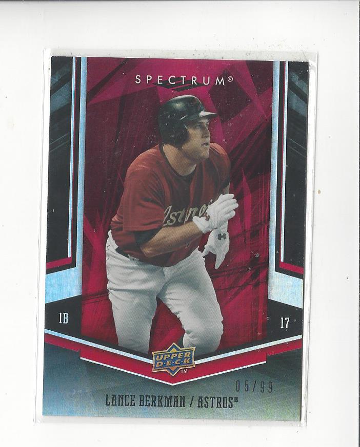 2008 Upper Deck Spectrum Red #42 Lance Berkman