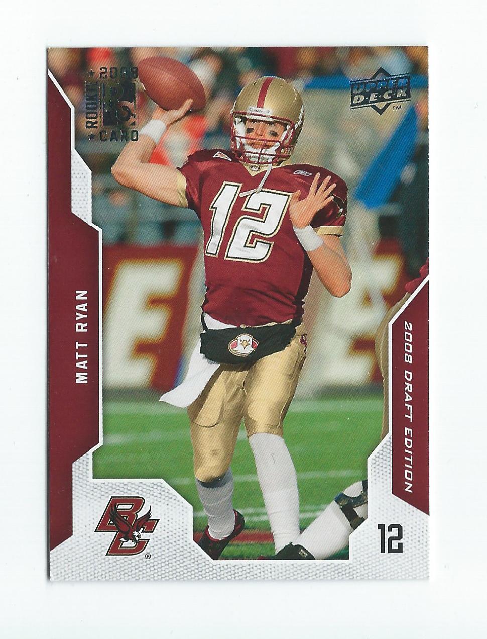 2008 Upper Deck Draft Edition #74 Matt Ryan RC