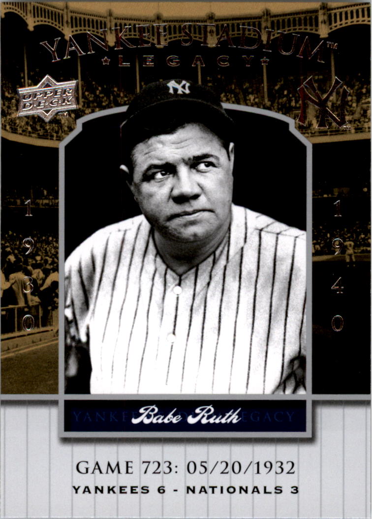 2008 Upper Deck Yankee Stadium Legacy Collection #723 Babe Ruth