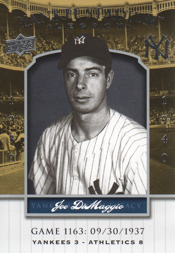 2008 Upper Deck Yankee Stadium Legacy Collection #1163 Joe DiMaggio