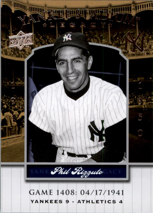 2008 Upper Deck Yankee Stadium Legacy Collection #1408 Phil Rizzuto