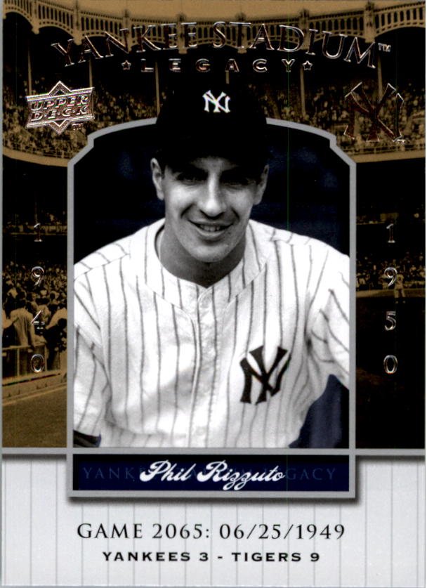 2008 Upper Deck Yankee Stadium Legacy Collection #2065 Phil Rizzuto