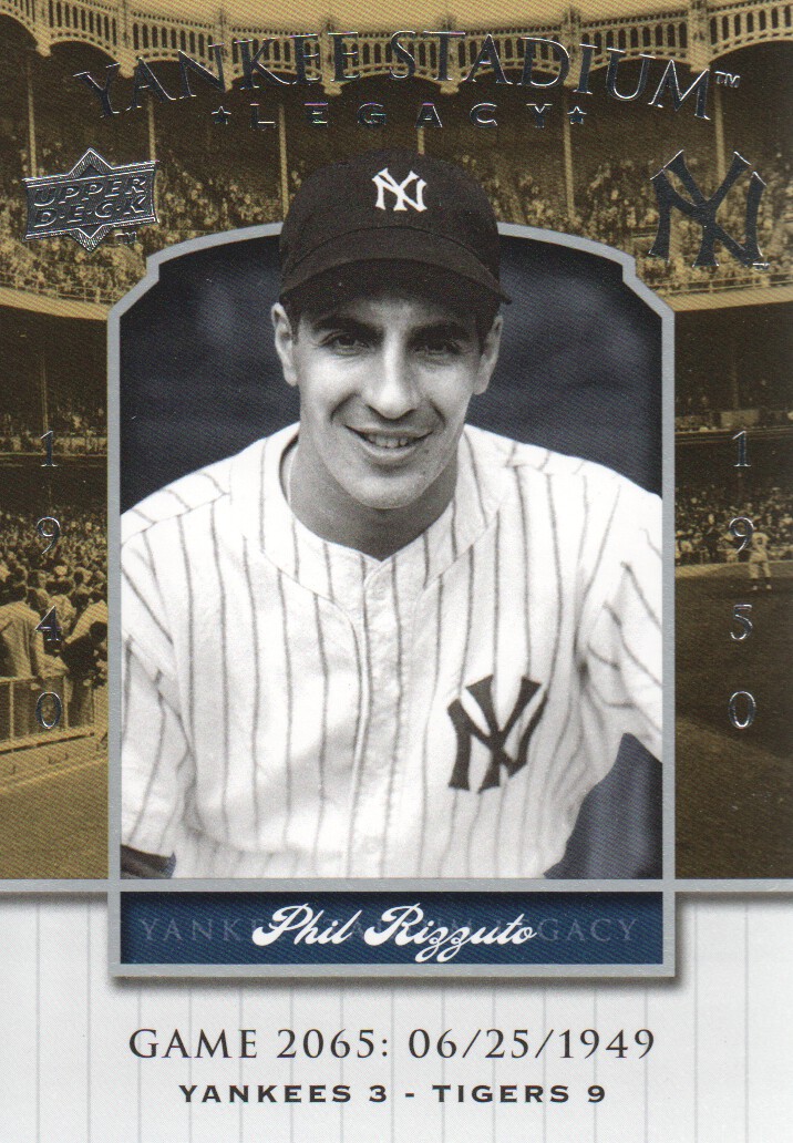 2008 Upper Deck Yankee Stadium Legacy Collection #2065 Phil Rizzuto