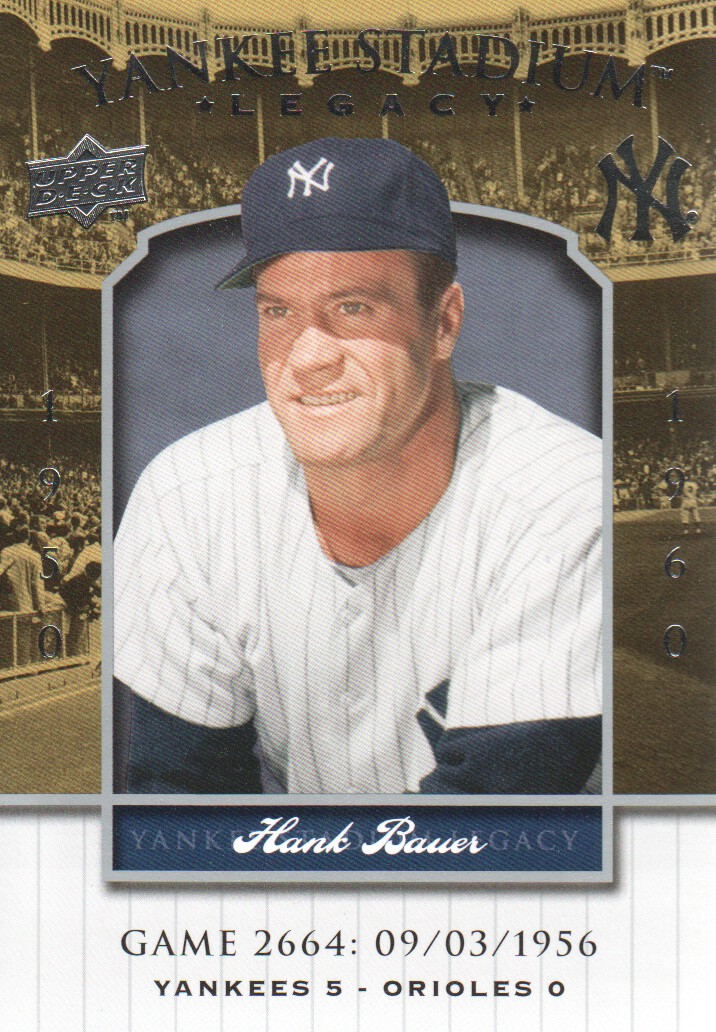 2008 Upper Deck Yankee Stadium Legacy Collection #2664 Hank Bauer