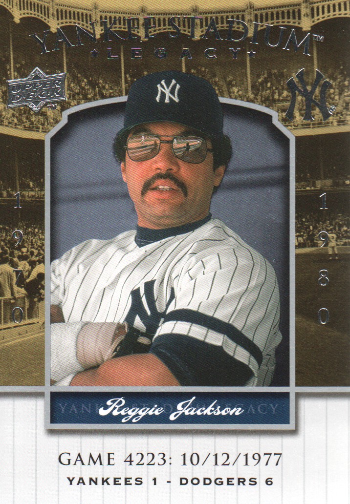 2008 Upper Deck Yankee Stadium Legacy Collection #4223 Reggie Jackson