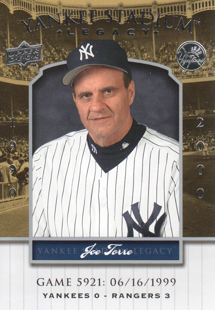 2008 Upper Deck Yankee Stadium Legacy Collection #5921 Joe Torre