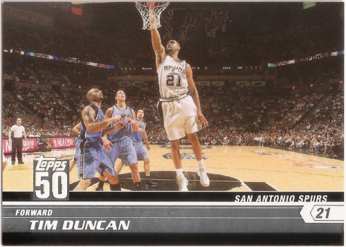 2007-08 Topps 50th Anniversary #1 Tim Duncan