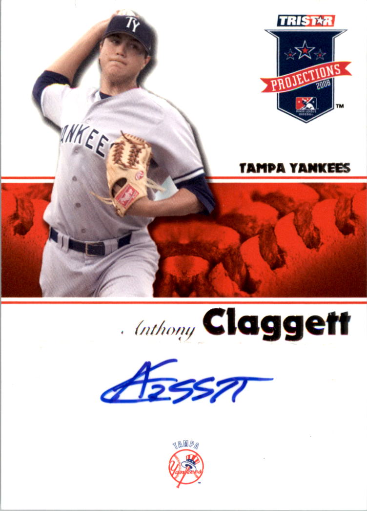 2008 TRISTAR PROjections Autographs #7 Anthony Claggett