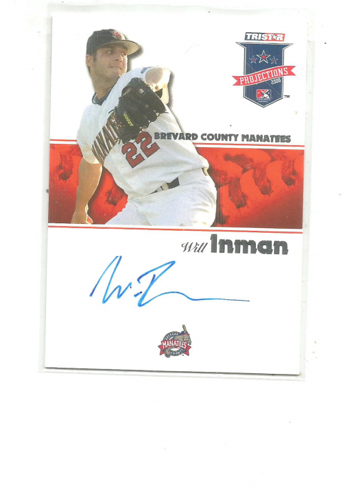 2008 TRISTAR PROjections Autographs #91 Will Inman