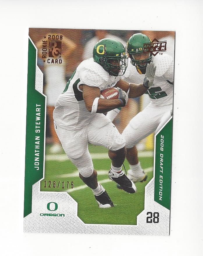 2008 Upper Deck Draft Edition Bronze #54 Jonathan Stewart