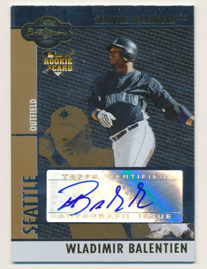 2008 Topps Co-Signers Silver Gold #109 Wladimir Balentien AU