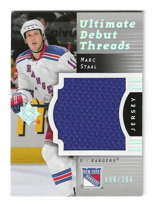 2007-08 Ultimate Collection Ultimate Debut Threads Jerseys #DTMS Marc Staal