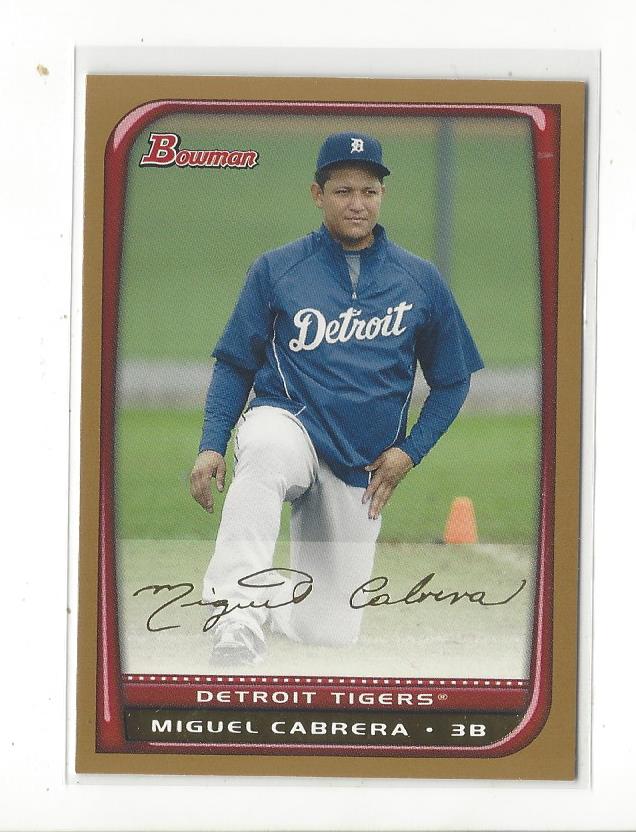 2008 Bowman Gold #95 Miguel Cabrera